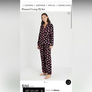 NWT Kate Spade Flannel PJs